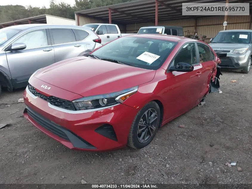 2024 Kia Forte Lxs VIN: 3KPF24AD1RE695770 Lot: 40734233