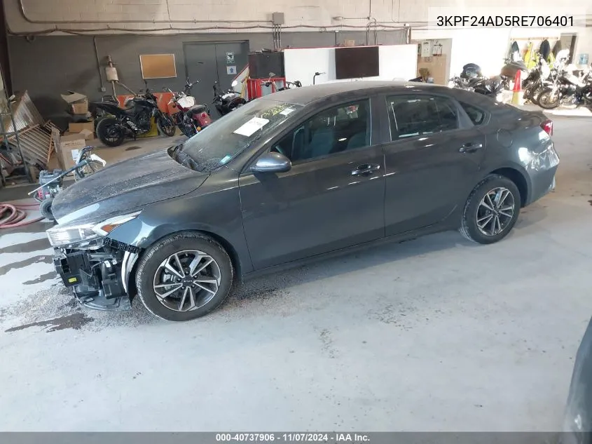 2024 Kia Forte Lxs VIN: 3KPF24AD5RE706401 Lot: 40737906