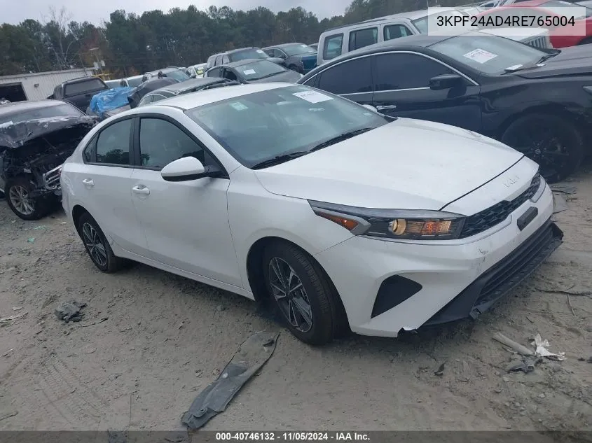 2024 Kia Forte Lxs VIN: 3KPF24AD4RE765004 Lot: 40746132