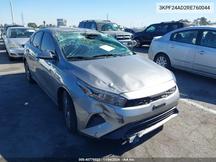 2024 Kia Forte Lxs VIN: 3KPF24AD2RE760044 Lot: 40776802