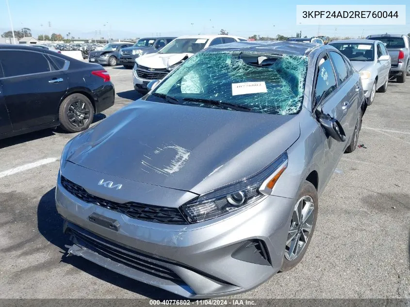 2024 Kia Forte Lxs VIN: 3KPF24AD2RE760044 Lot: 40776802