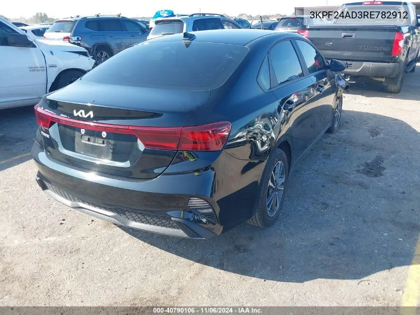 2024 Kia Forte Lxs VIN: 3KPF24AD3RE782912 Lot: 40790106