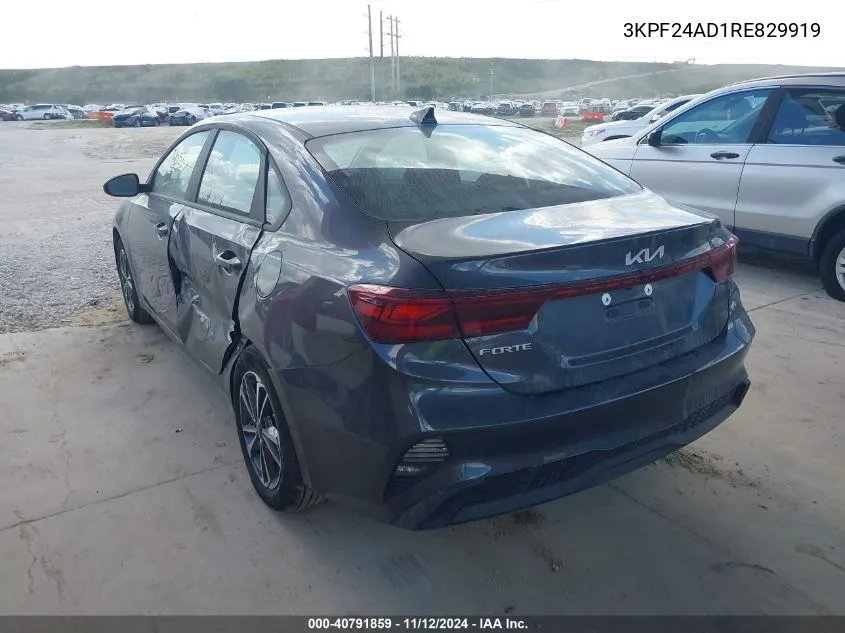 2024 Kia Forte Lxs VIN: 3KPF24AD1RE829919 Lot: 40791859