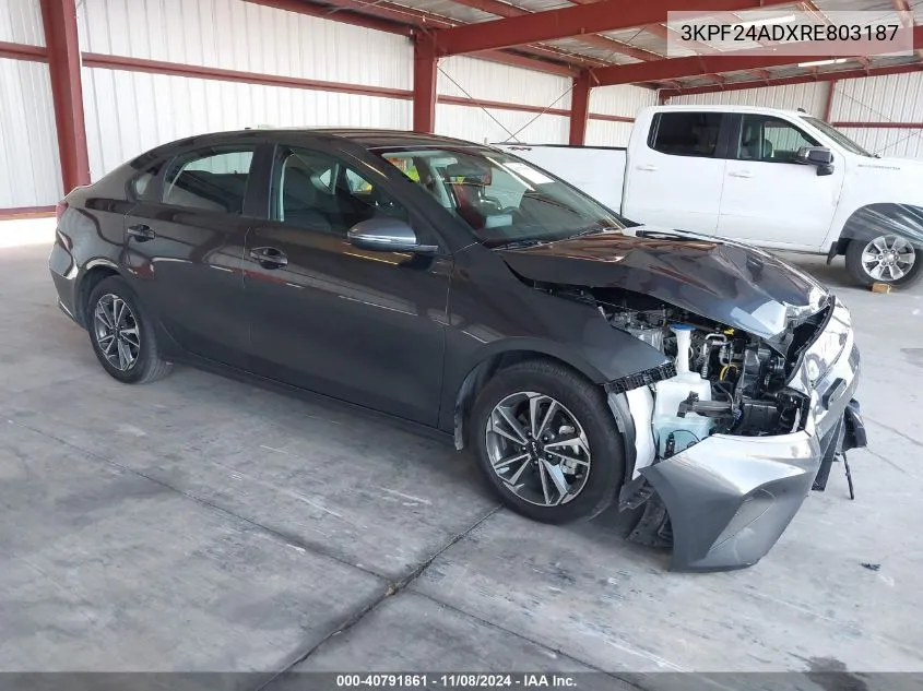 2024 Kia Forte Lxs VIN: 3KPF24ADXRE803187 Lot: 40791861