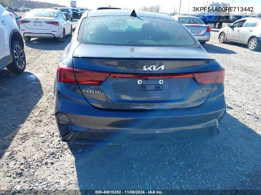 2024 Kia Forte Gt-Line VIN: 3KPF54AD0RE713442 Lot: 40815302