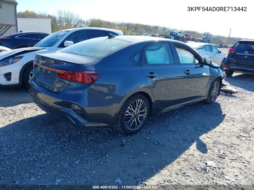 2024 Kia Forte Gt-Line VIN: 3KPF54AD0RE713442 Lot: 40815302