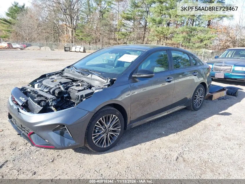 2024 Kia Forte Gt-Line VIN: 3KPF54AD8RE729467 Lot: 40818348