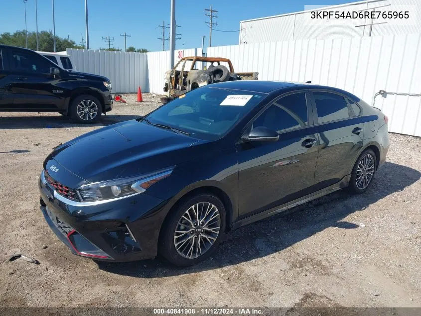 2024 Kia Forte Gt-Line VIN: 3KPF54AD6RE765965 Lot: 40841908