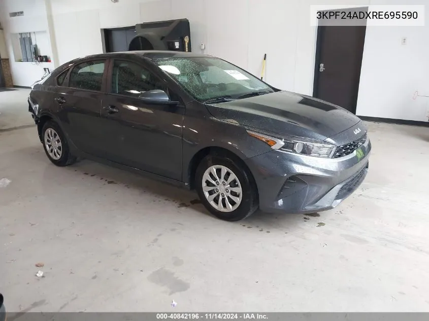 2024 Kia Forte Lx VIN: 3KPF24ADXRE695590 Lot: 40842196