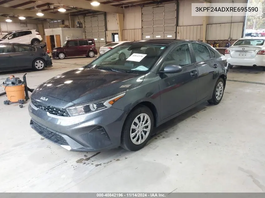 2024 Kia Forte Lx VIN: 3KPF24ADXRE695590 Lot: 40842196