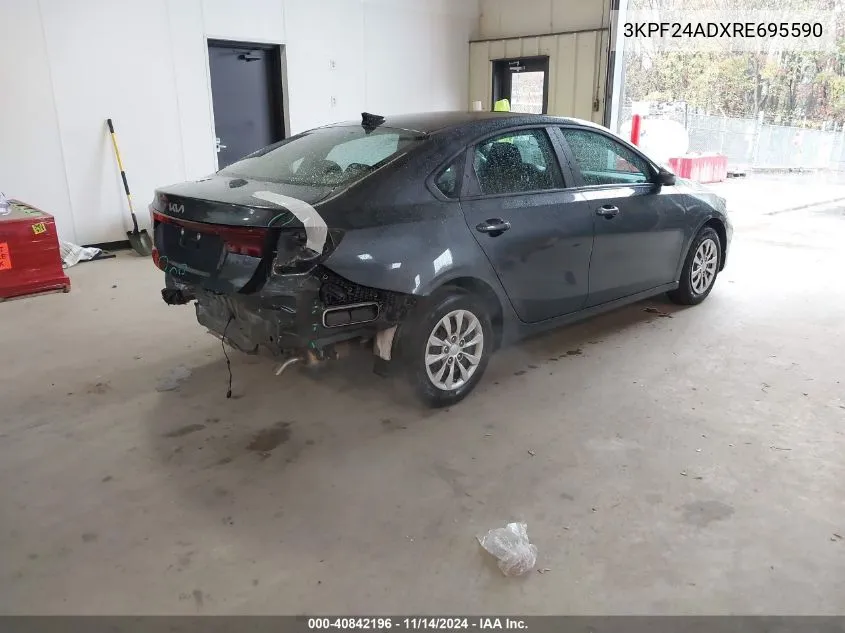 2024 Kia Forte Lx VIN: 3KPF24ADXRE695590 Lot: 40842196