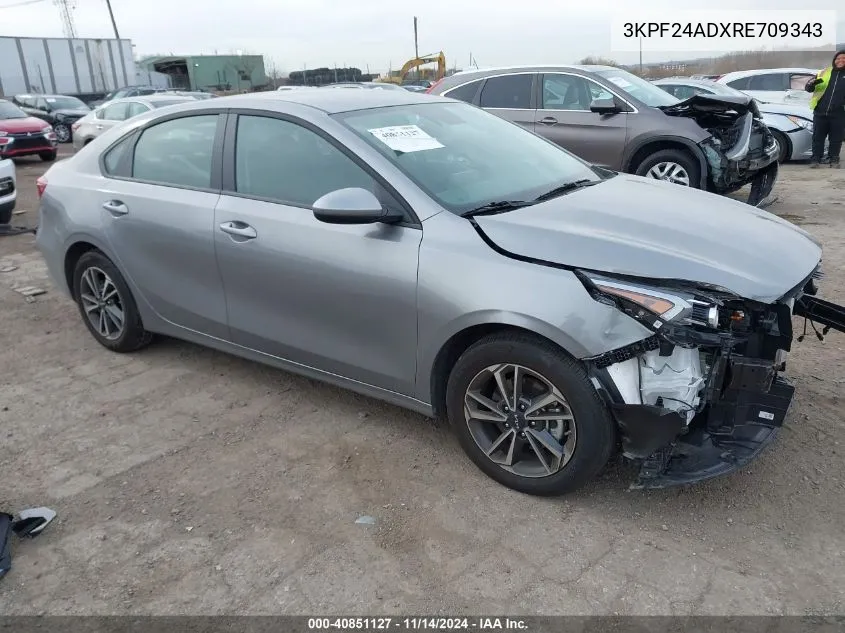 2024 Kia Forte Lxs VIN: 3KPF24ADXRE709343 Lot: 40851127