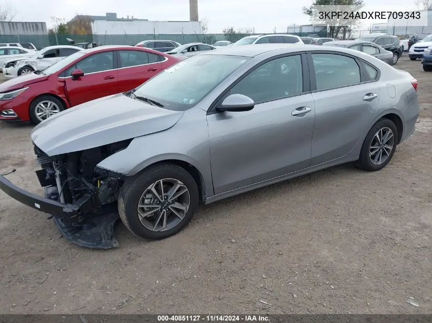 2024 Kia Forte Lxs VIN: 3KPF24ADXRE709343 Lot: 40851127