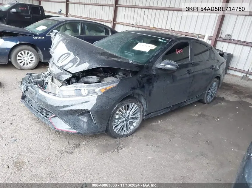 2024 Kia Forte Gt-Line VIN: 3KPF54AD5RE714750 Lot: 40863838