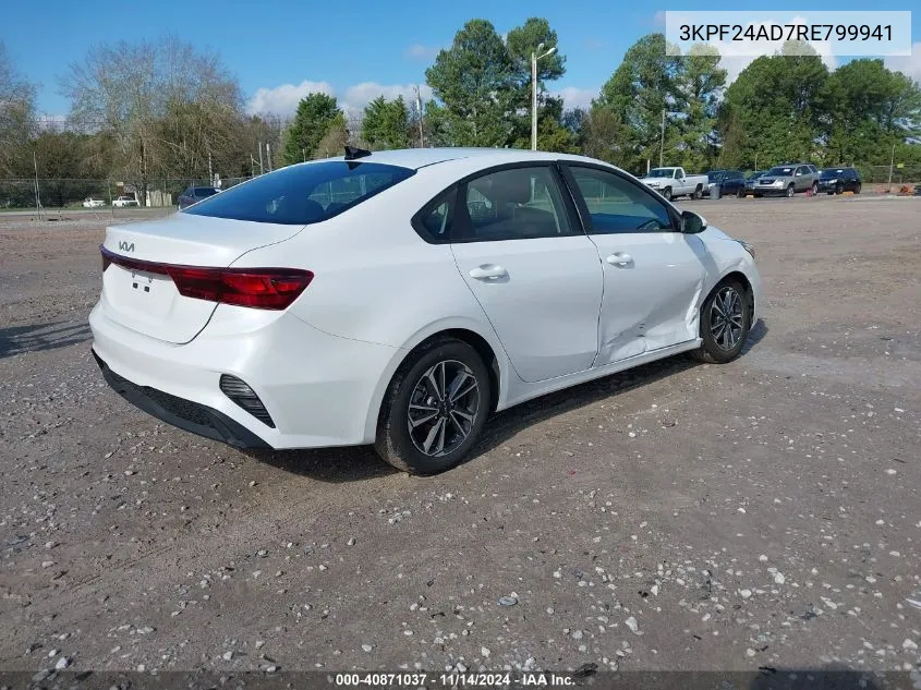 2024 Kia Forte Lxs VIN: 3KPF24AD7RE799941 Lot: 40871037