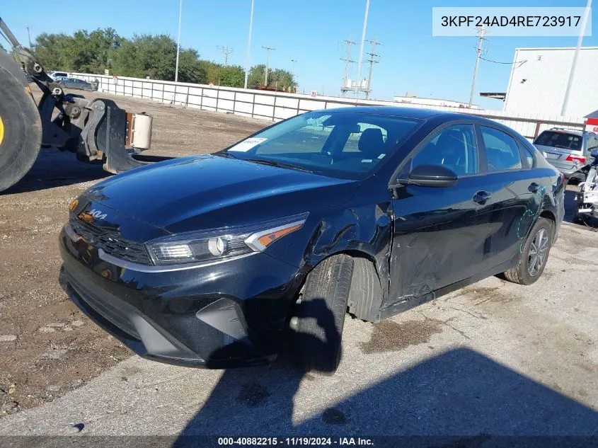 2024 Kia Forte Lxs VIN: 3KPF24AD4RE723917 Lot: 40882215