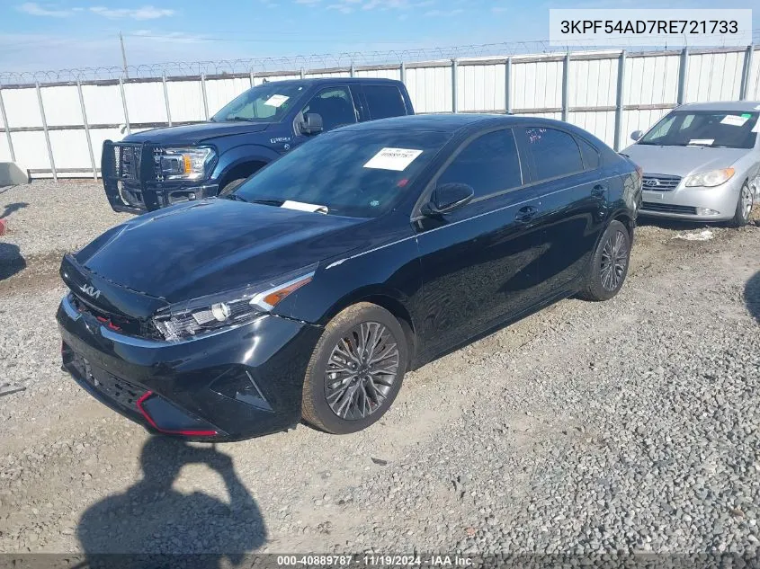 2024 Kia Forte Gt-Line VIN: 3KPF54AD7RE721733 Lot: 40889787