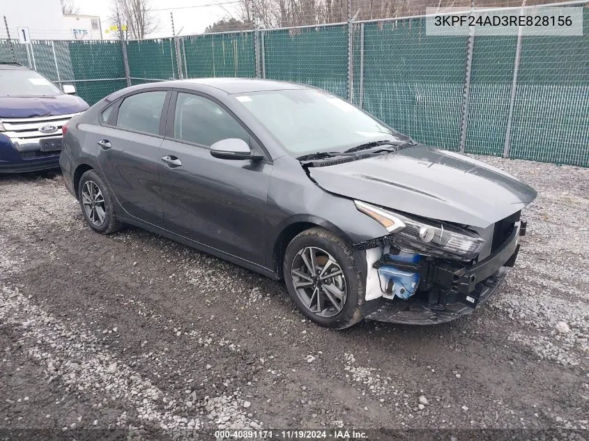 2024 Kia Forte Lxs VIN: 3KPF24AD3RE828156 Lot: 40891171