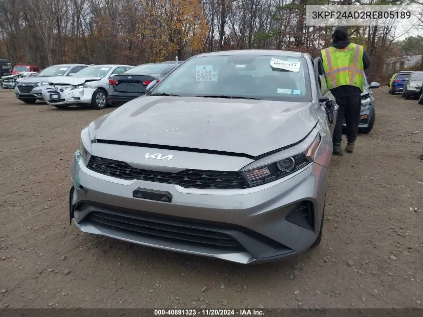 2024 Kia Forte Lxs VIN: 3KPF24AD2RE805189 Lot: 40891323