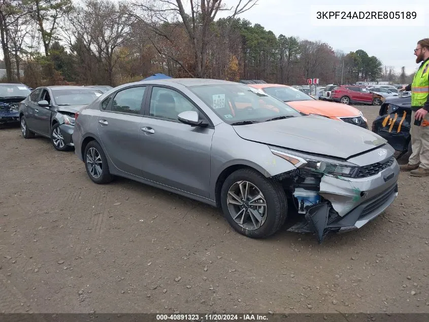 2024 Kia Forte Lxs VIN: 3KPF24AD2RE805189 Lot: 40891323