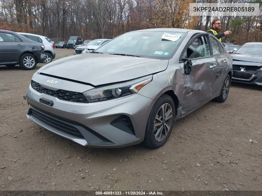 2024 Kia Forte Lxs VIN: 3KPF24AD2RE805189 Lot: 40891323