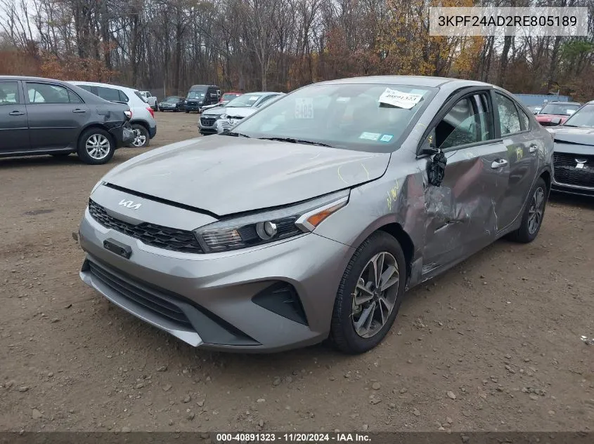 2024 Kia Forte Lxs VIN: 3KPF24AD2RE805189 Lot: 40891323