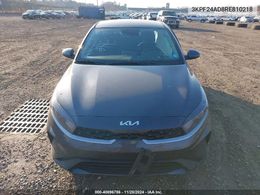 2024 Kia Forte Lxs VIN: 3KPF24AD8RE810218 Lot: 40896786