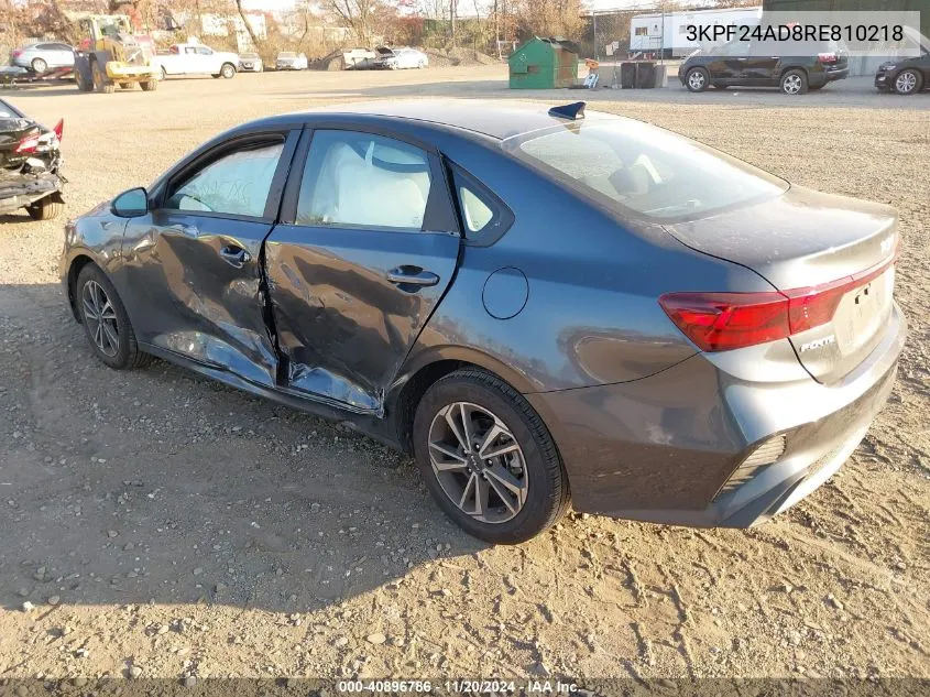 2024 Kia Forte Lxs VIN: 3KPF24AD8RE810218 Lot: 40896786