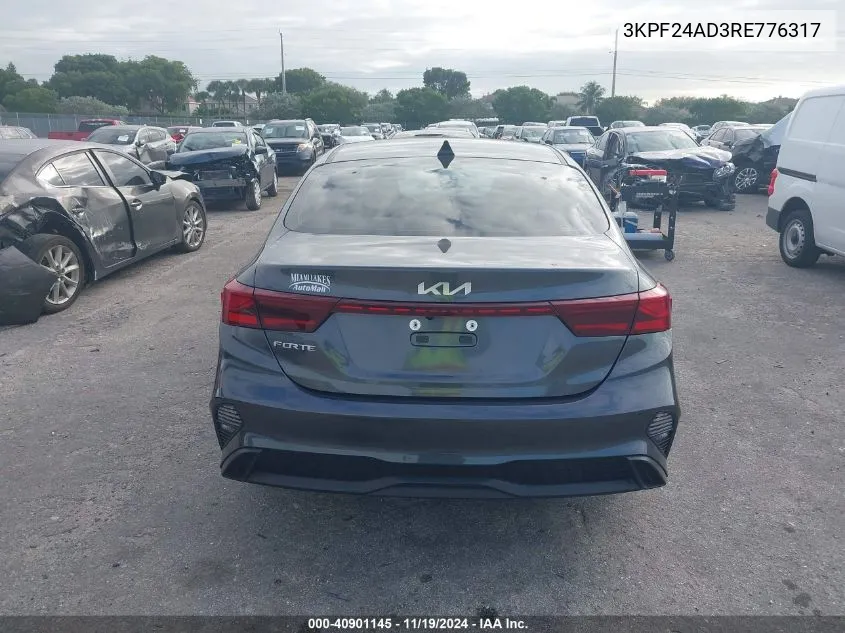 2024 Kia Forte Lxs VIN: 3KPF24AD3RE776317 Lot: 40901145