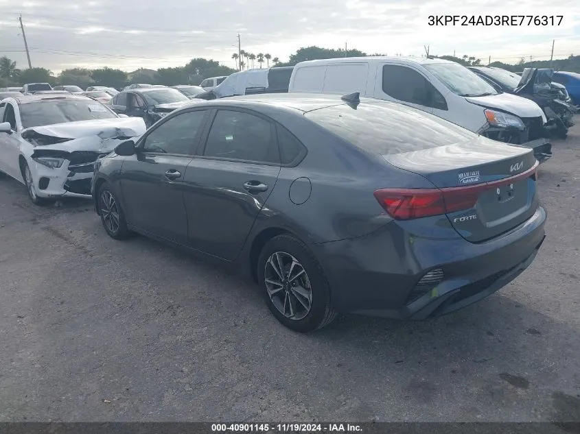 2024 Kia Forte Lxs VIN: 3KPF24AD3RE776317 Lot: 40901145