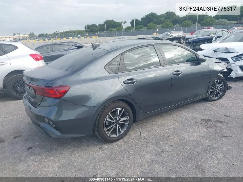 2024 Kia Forte Lxs VIN: 3KPF24AD3RE776317 Lot: 40901145