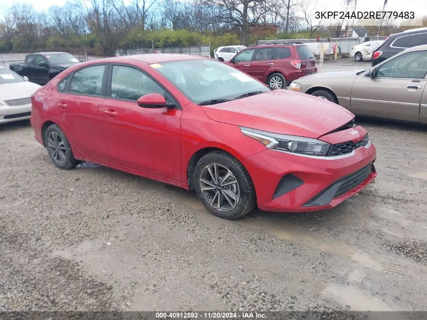 2024 Kia Forte Lxs VIN: 3KPF24AD2RE779483 Lot: 40912592