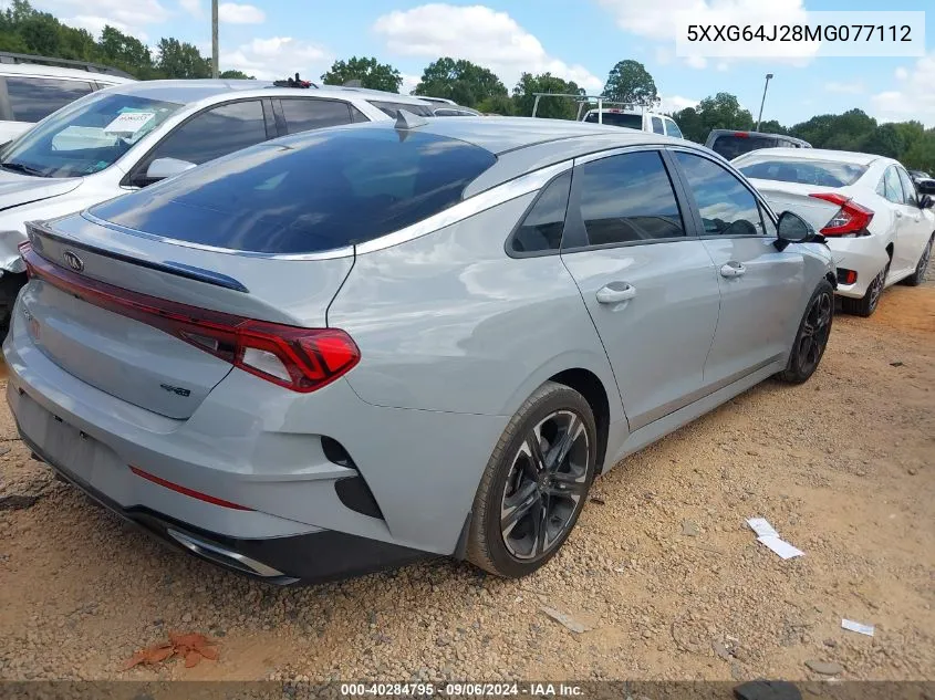 2021 Kia K5 Gt-Line VIN: 5XXG64J28MG077112 Lot: 40284795