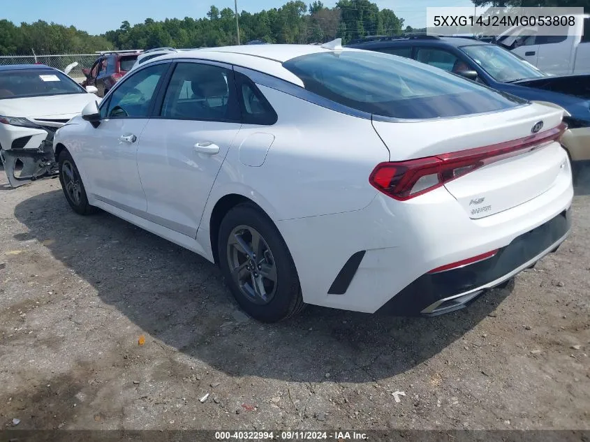 2021 Kia K5 Lxs VIN: 5XXG14J24MG053808 Lot: 40322994