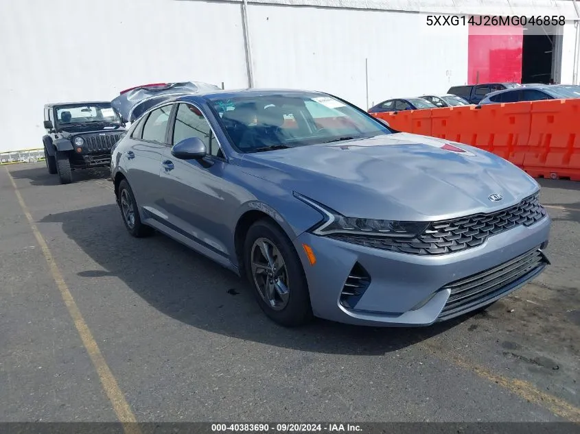 2021 Kia K5 Lxs VIN: 5XXG14J26MG046858 Lot: 40383690