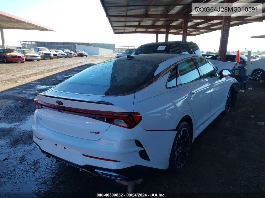 2021 Kia K5 Gt Line VIN: 5XXG64J28MG010591 Lot: 40390832