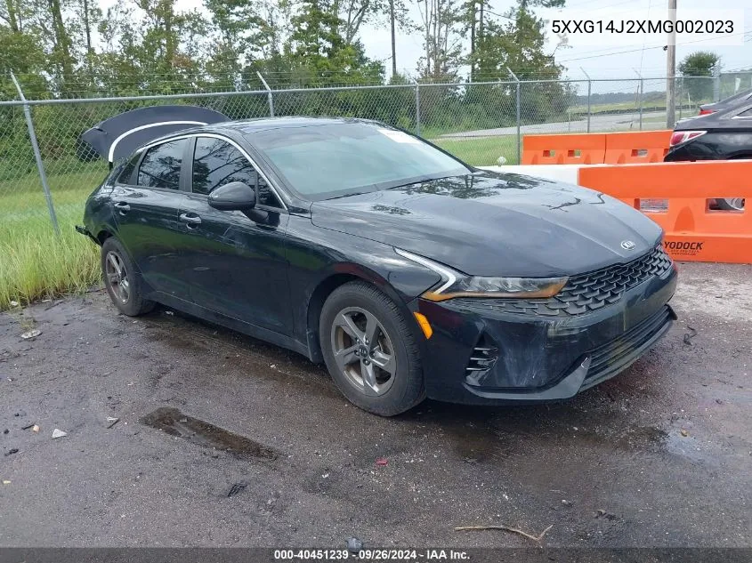 2021 Kia K5 Lxs VIN: 5XXG14J2XMG002023 Lot: 40451239