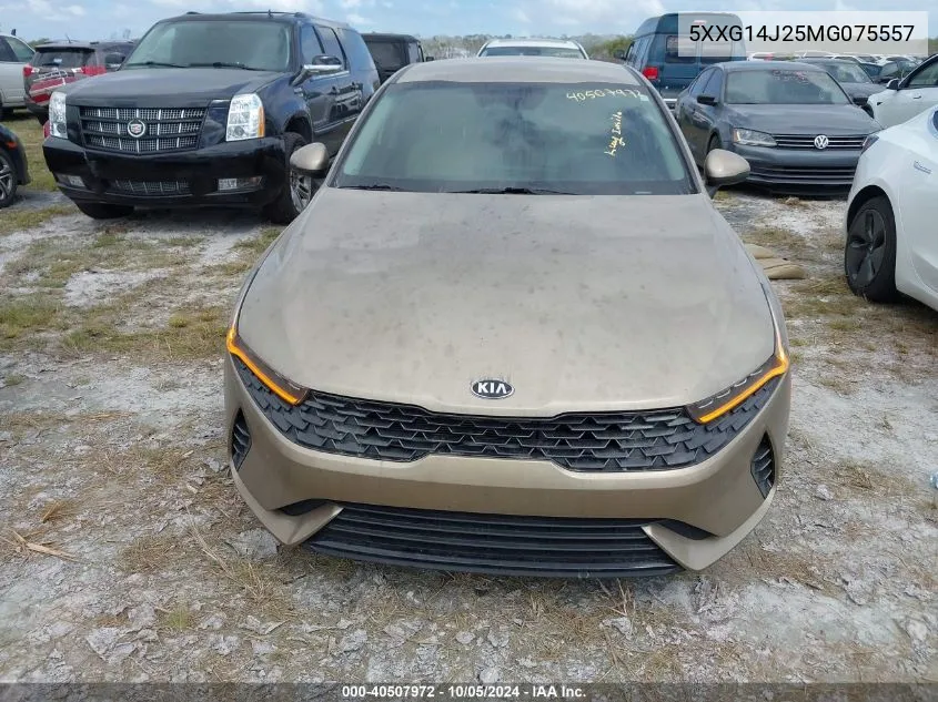 2021 Kia K5 Lxs VIN: 5XXG14J25MG075557 Lot: 40507972