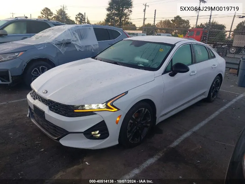 2021 Kia K5 Gt Line VIN: 5XXG64J29MG019719 Lot: 40514138