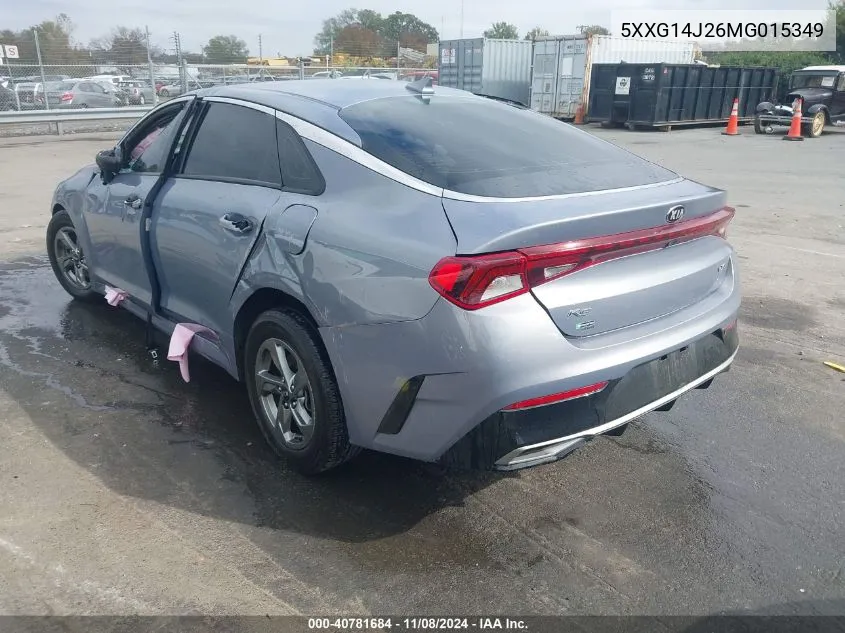 2021 Kia K5 Lxs VIN: 5XXG14J26MG015349 Lot: 40781684