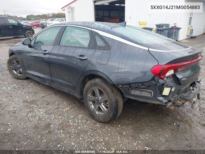 2021 Kia K5 Lxs VIN: 5XXG14J21MG054883 Lot: 40848566