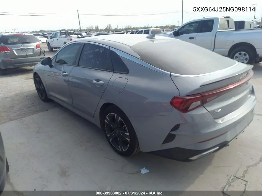 2022 Kia K5 Gt-Line VIN: 5XXG64J25NG098114 Lot: 39983002