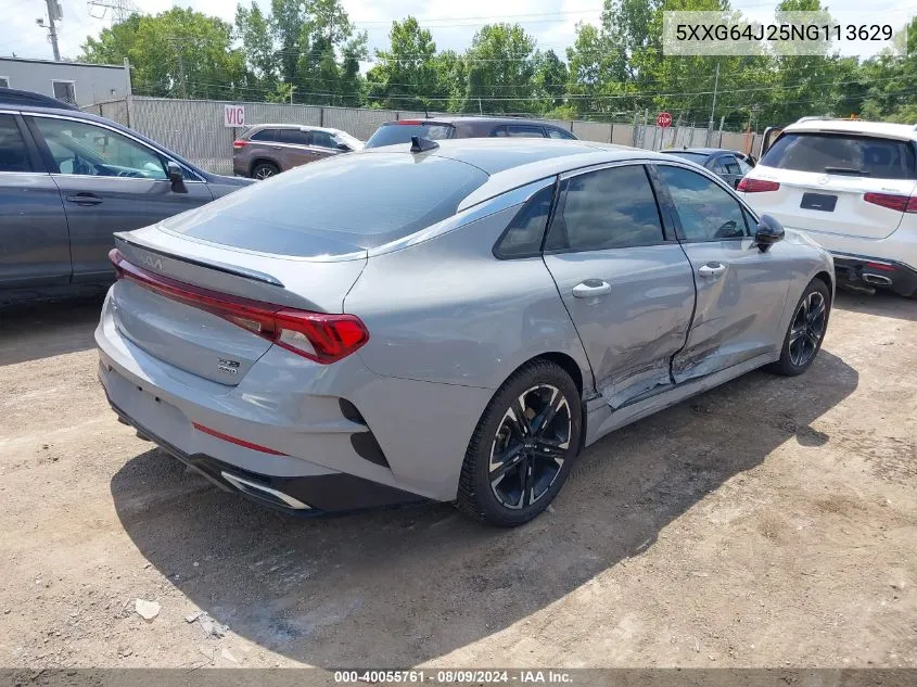 2022 Kia K5 Gt Line VIN: 5XXG64J25NG113629 Lot: 40055761