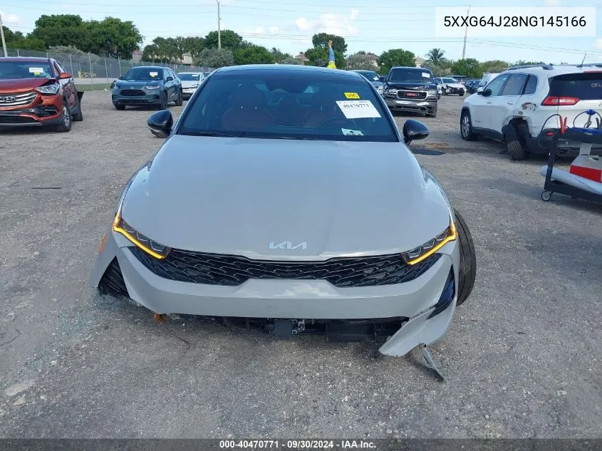 2022 Kia K5 Gt-Line VIN: 5XXG64J28NG145166 Lot: 40470771