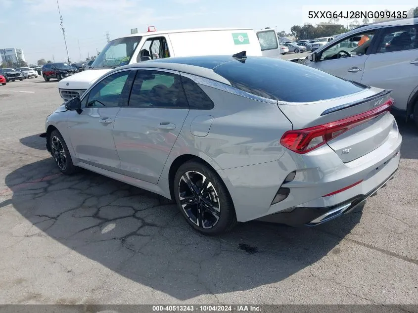 2022 Kia K5 Gt-Line VIN: 5XXG64J28NG099435 Lot: 40513243