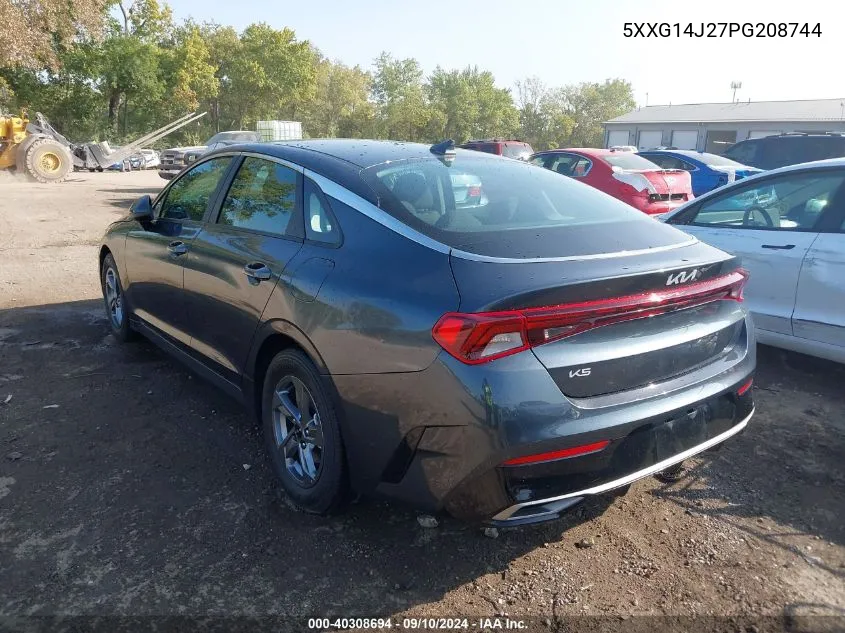 2023 Kia K5 Lxs VIN: 5XXG14J27PG208744 Lot: 40308694