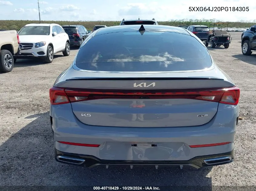 2023 Kia K5 Gt-Line VIN: 5XXG64J20PG184305 Lot: 40718429