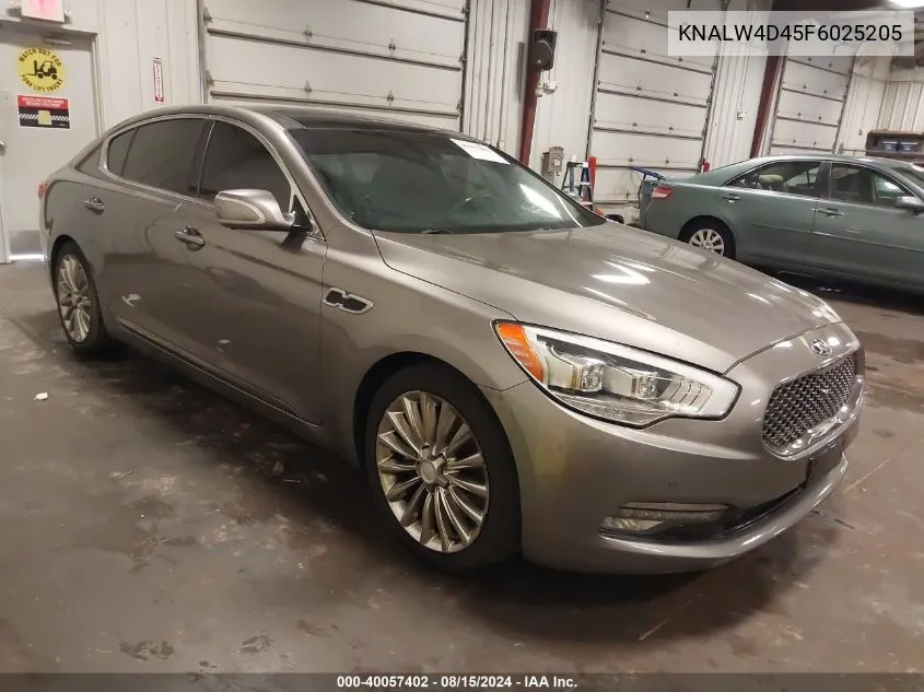 KNALW4D45F6025205 2015 Kia K900 Luxury