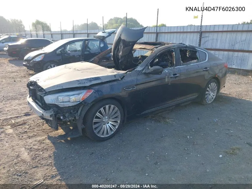 KNALU4D47F6026300 2015 Kia K900 Premium