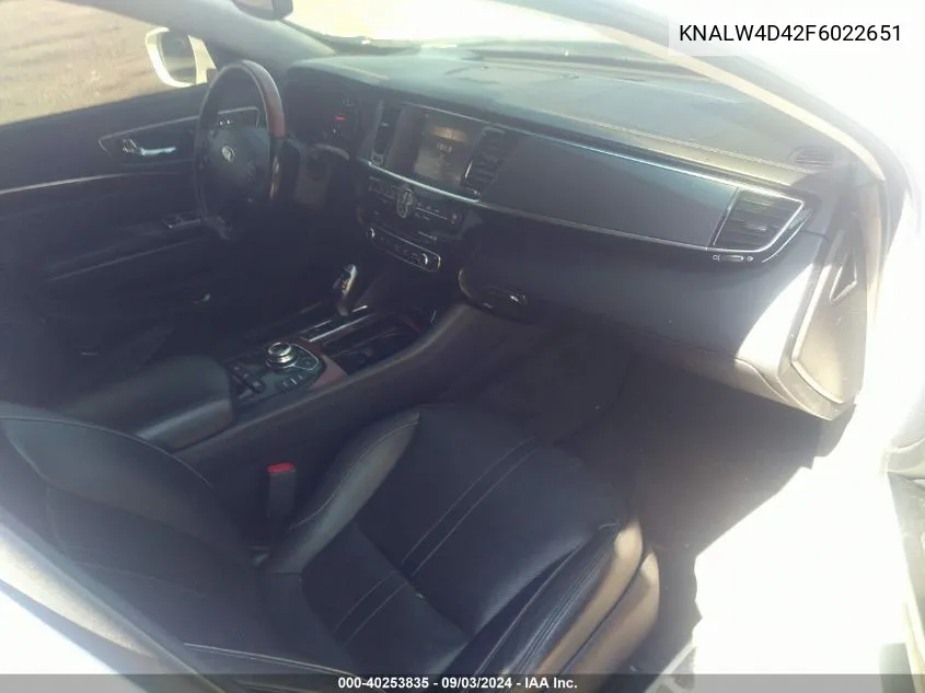 KNALW4D42F6022651 2015 Kia K900 Luxury